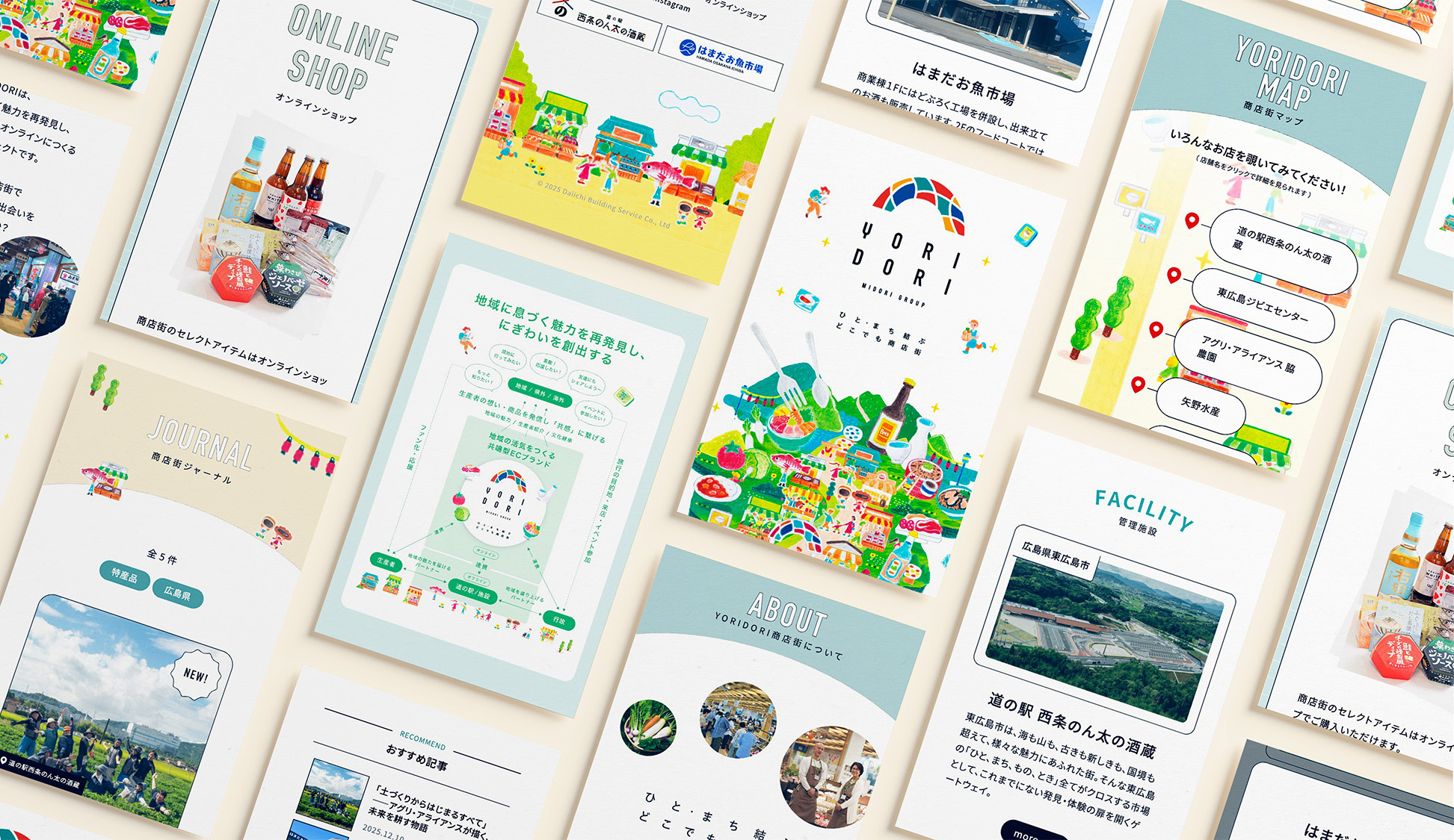 YORIDORIのスマホモックアップ